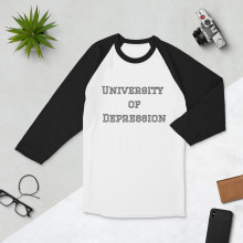 University of Depression Raglan Unisex Shirt